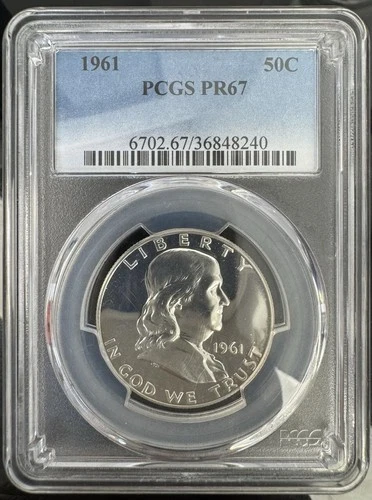 1961 50C Half Dollar PCGS PR67