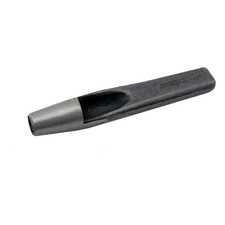 C.S. Osborne Round Drive Punch 147, Size 0 to 16, 15 1/2'' , Clear
