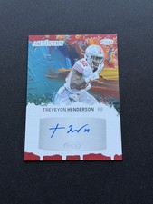 2025 Sage Artistry Treveyon Henderson Auto #ART-TH3 (RC) Rookie AUTO