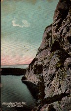 Vintage Postcard Moosehead Lake Maine The Cliff Kinco Scenic View USA Made Germa