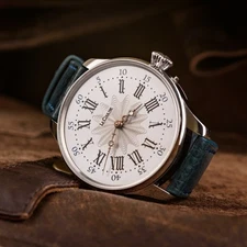 Vintage LeCoultre 47mm Handmade Marriage Watch c.1915 Built by Patina - Antique