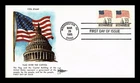 US COVER FLAG OVER CAPITOL FIRST DAY ISSUE GILL CRAFT CACHET