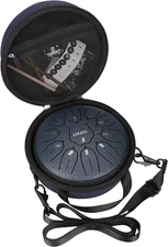 Steel Tongue Drum 11 Note 6 Inch Hard Carrying Case Shoulder Strap Storage