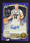 2025-26 Bowman - Chrome Prospect Autographs Bennett Stirtz #CPA-BI Purple...