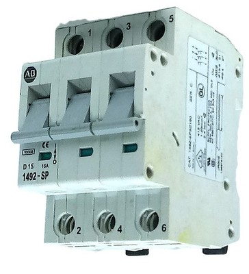 Allen-Bradley 1492-SP3D150 415 V AC 15 A 3-Pole Circuit Breaker