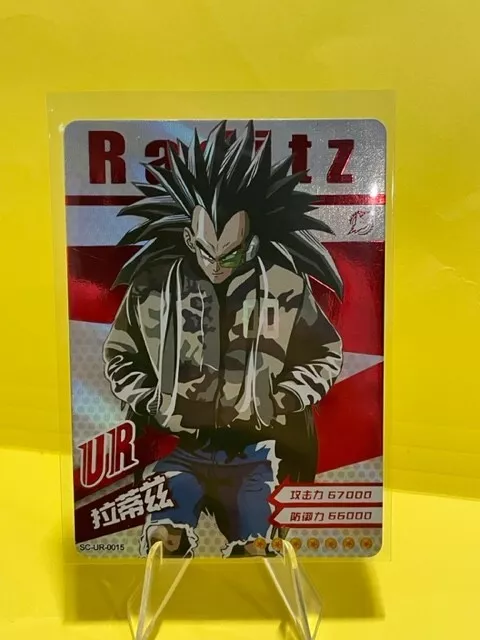 Dragon Ball Z Holo Foil UR Drip Card - Goku Flannel SC-UR-0012