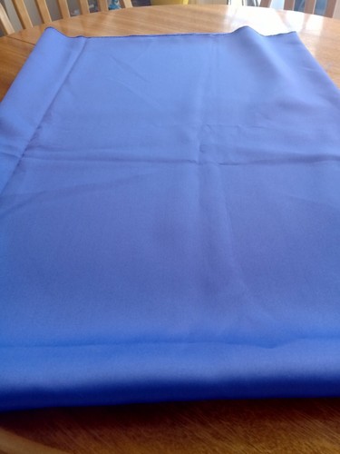 CADBURY'S PURPLE SATIN MATERIAL 79" X 26" - Picture 2 of 2