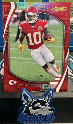 2021 Panini Absolute - Tyreek Hill #2 Red Squares /499 - Chiefs