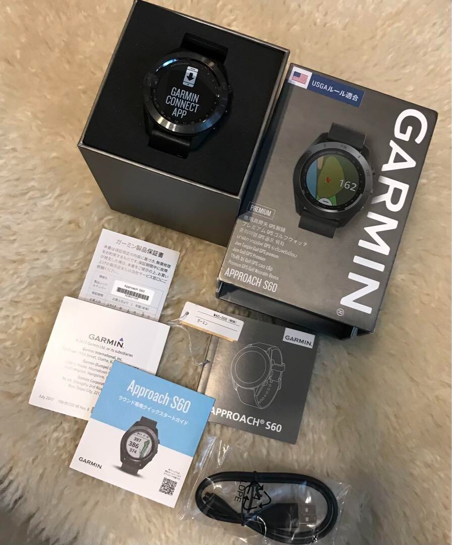 GARMIN - ［TJ］GARMIN Approach S60 Black Amazon.com: Garmin Approach S70 47MM Black- Golf GPS Fitness