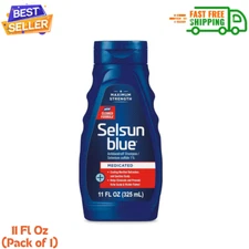 Selsun Blue Medicated Antidandruff Shampoo, 11 Fl Oz (Pack of 1)...