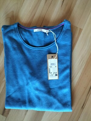 CECIL  schöner Pullover  Gr.  M, türkis, Langarm, Feinstrick - NEU!!!