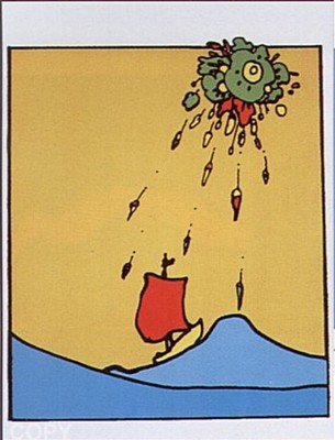 Peter Max    ''Little Sailboat''   MAKE OFFER    DSSTD