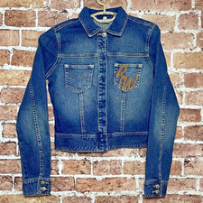 Nwt Rocawear Women's Denim Long Sleeve Jacket - Size Medium  R97863x Logo