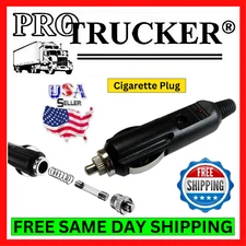 Pro Trucker PTCPL Cigarette Lighter 12 Volt 4 Amp Fuse, Red LED DC Power Plug