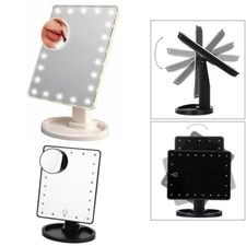 22 LED Light Illuminated Make Up Cosmetic Mirror with Small Magnification Mirror