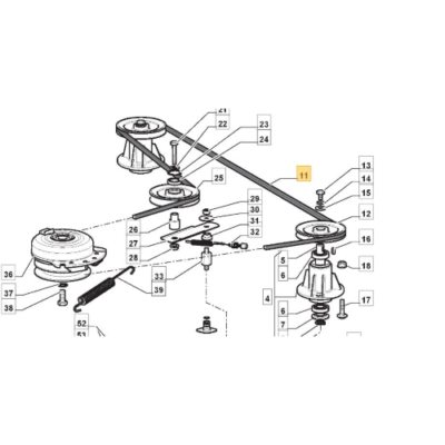 Esploso Piatto Di Taglio Trattorino 92cm CT 13 5/92 CASTELGARDEN GGP Stiga 68974952 - Foto 9