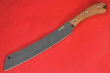 Busse Boom Parang Battle Grade .20" Black Crinkle SR101, Maroon Canvas Micarta