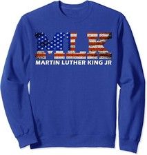 Martin Luther King Jr Day Funny MLK Vintage Freedom Unisex Crewneck Sweatshirt