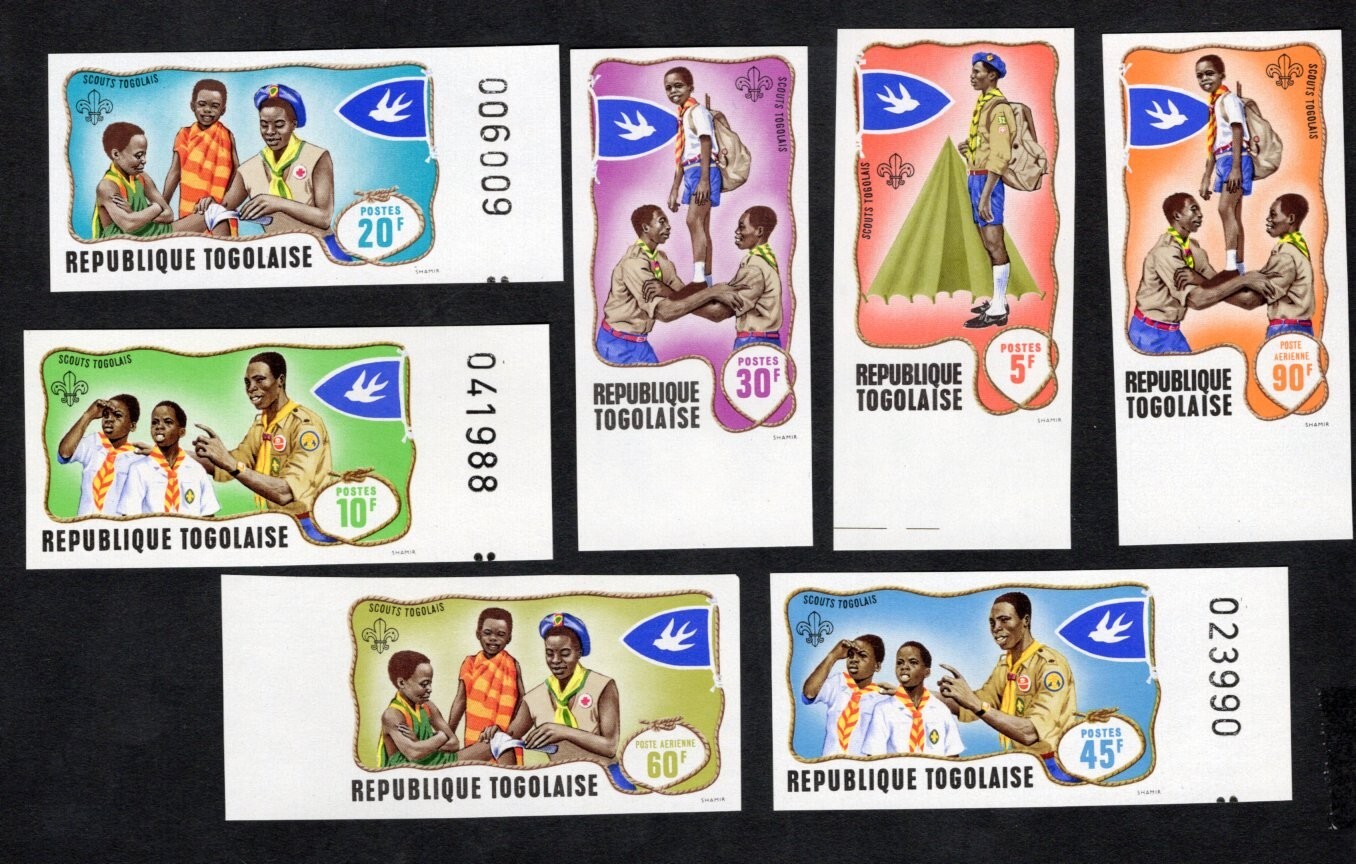 Togo 1968 stamps Mi#672B-678B START8%ONLY MNH CV=36$