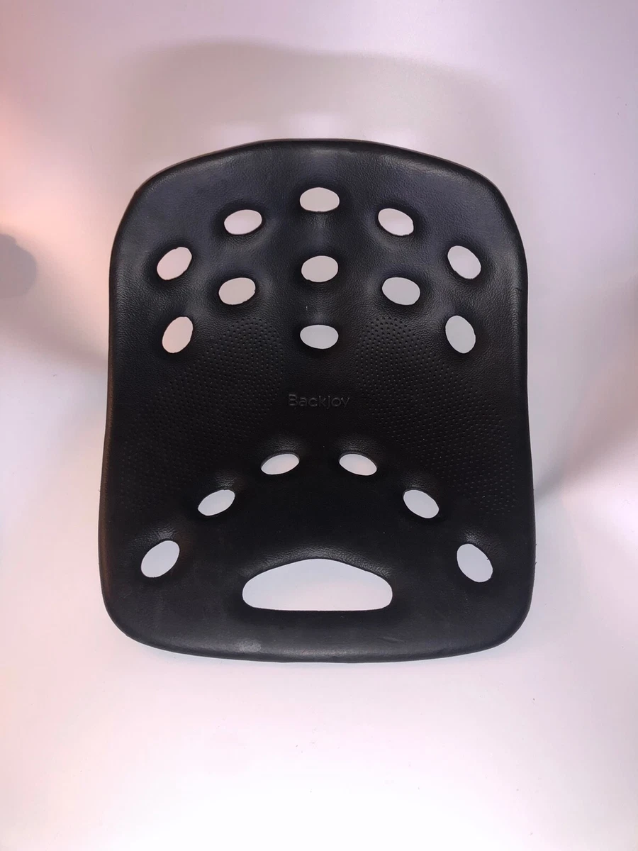 Backjoy Posture Plus Seat SitSmart Relief Lower Back Lumbar Support Black