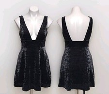 Urban Outfitters Sexy Bareback Shimmery Cocktail Party Dress M Nightout Glam