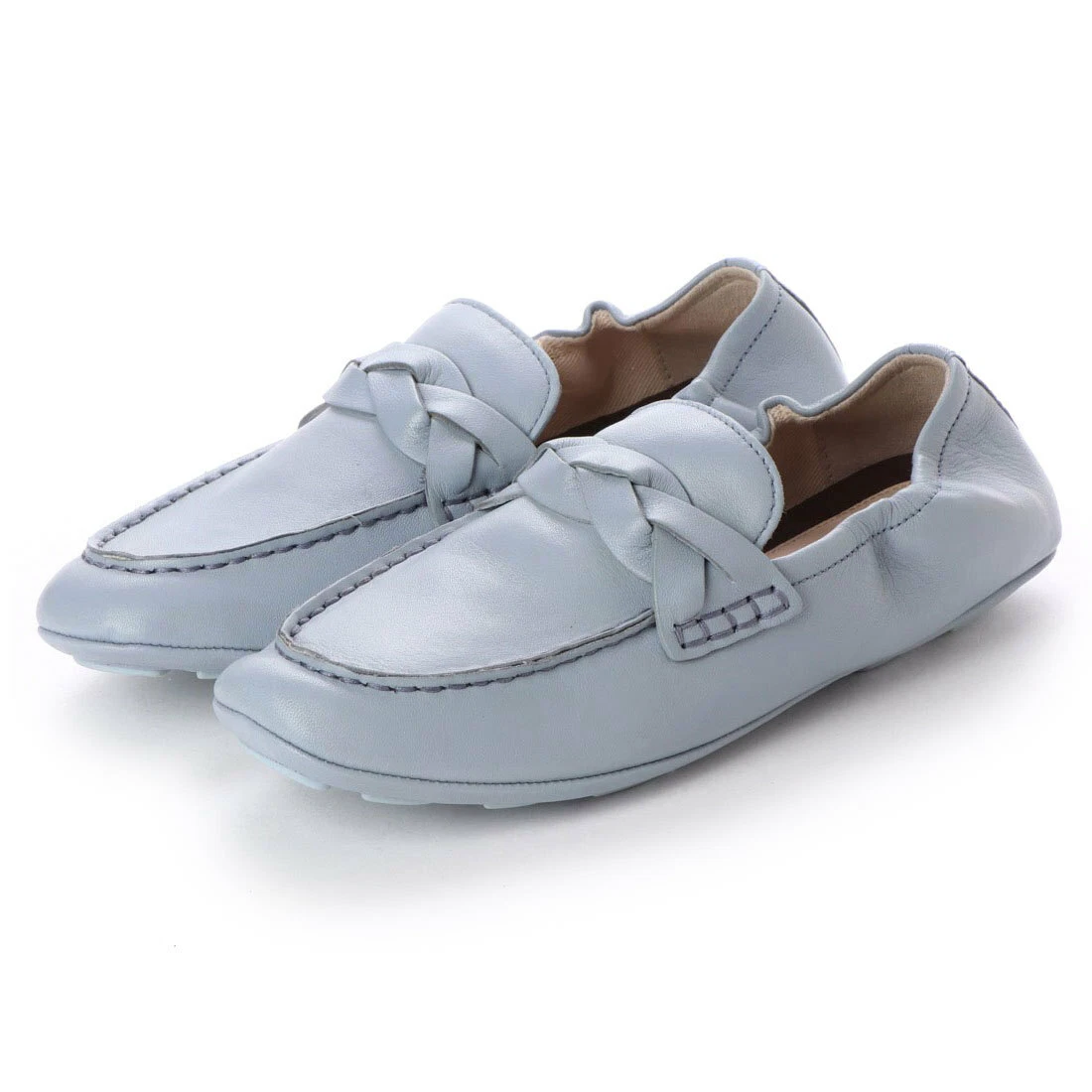 Cerdo Alerta quiero Women Cole Haan Shoes Odette Loafer Light Blue Leather Driver Moccasins NEW  | eBay