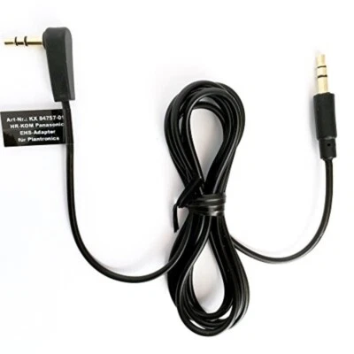 HR-KOM Elektronisches Hookswitch EHS PSP Kabel für Panasonic Telefone mit POLY Headsets