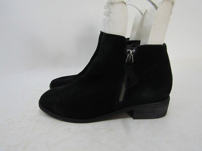 Blondo Womens Size 7.5 M Black Suede Ankle Fashion Boots Booties