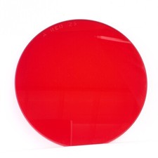  109mm Red and Orange Optical Glass or Drop In Circular Filter  READ 