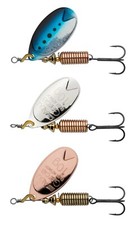 Abu Garcia Fast Attack Trout Fishing Lure / Spinner - 3 Pack Mixed Colours 