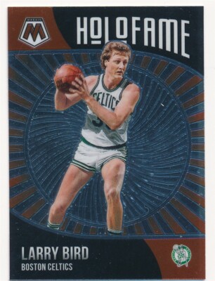 LARRY BIRD 2020-21 PANINI MOSAIC HALL O FAME #4 BOSTON CELTICS MINT
