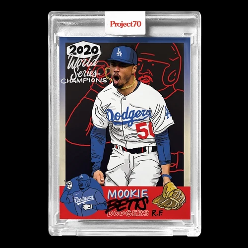 Topps Project 70 Card 429 - Mookie Betts by Sophia Chang - PR: 984!