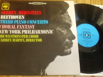 OS-421-C Beethoven Piano Concerto No. 3 etc. / Serkin / Bernstein / NY PO JAPAN