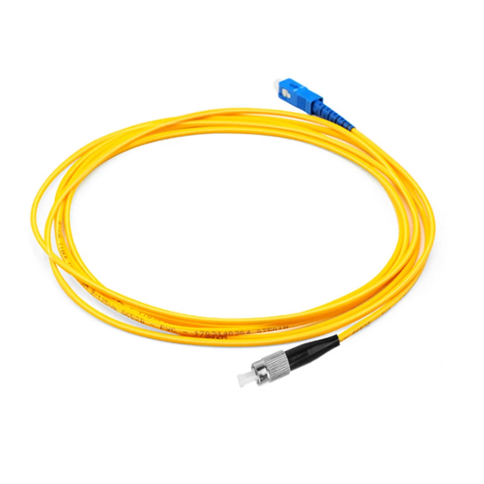 10PCS 3M FC-SC Simplex 9/125 SingleMode SM Fiber Optic Cable Patch Cord Jumper - Image 3 of 3