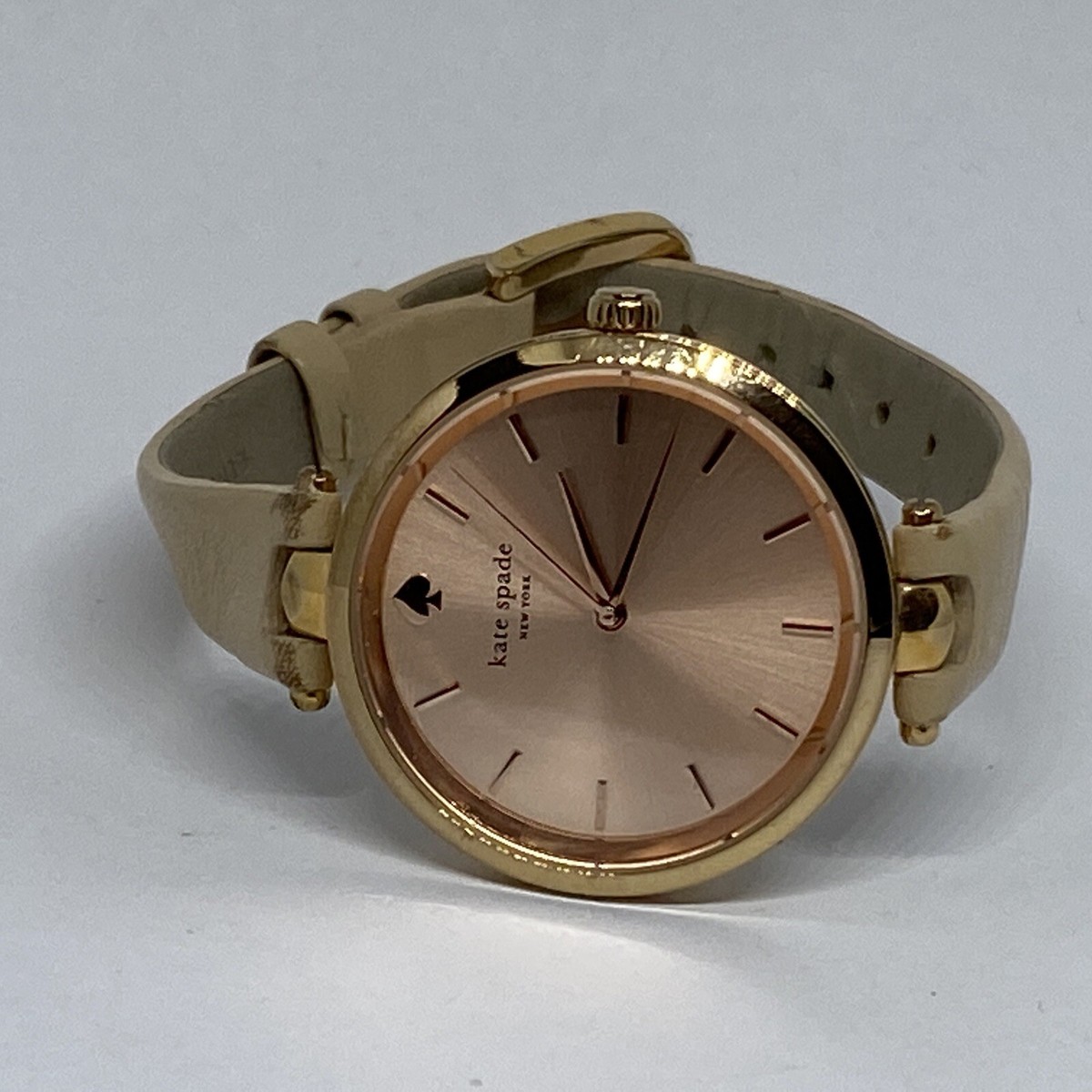 Kate Spade New York Holland 0812 Women Beige Leather Analog  display picture 3