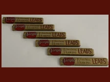 Vtg Scripto Extra Strong Drawing Leads #130/133 Red & Black - 6 Packs Read Desc!
