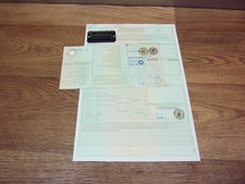 BMW K1200RS 589 96-00 Targa Del Telaio + Documenti Ez.15.6. 1998