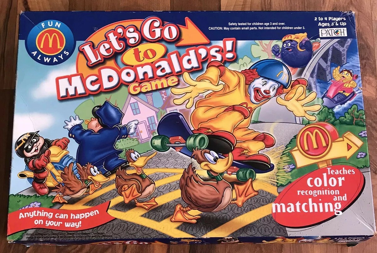 LET'S GO BOARD! 1〜5セット おまけ多数 Let's Go To McDonald's Game Kids Learning Board Game By Patch