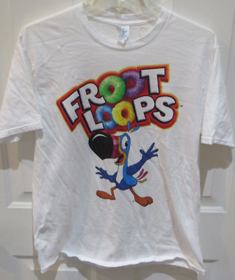 Vintage Kellogg's Fruit Froot Loops Cereal Short Sleeve T-Shirt
