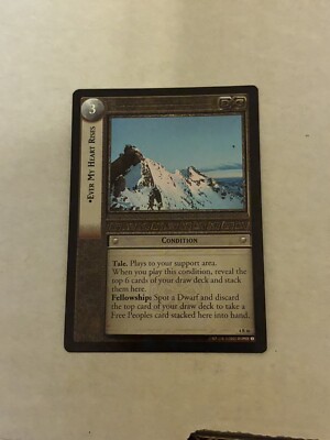 Lord Of The Rings CCG Card TTT 4.R46 Ever My Heart Rises