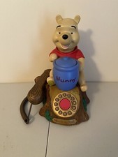 Vintage Disney Winnie the Pooh and Piglet Animated Talking Telephone Tested.