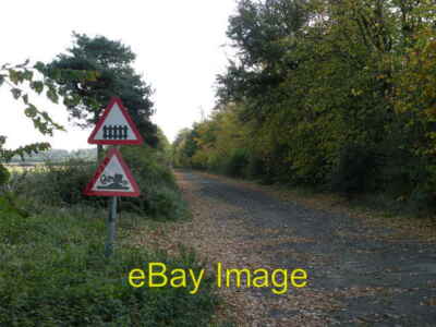 Foto 6x4 Das könnte eine holprige Fahrt sein! Little Wilbraham Vorwarnung von c2008