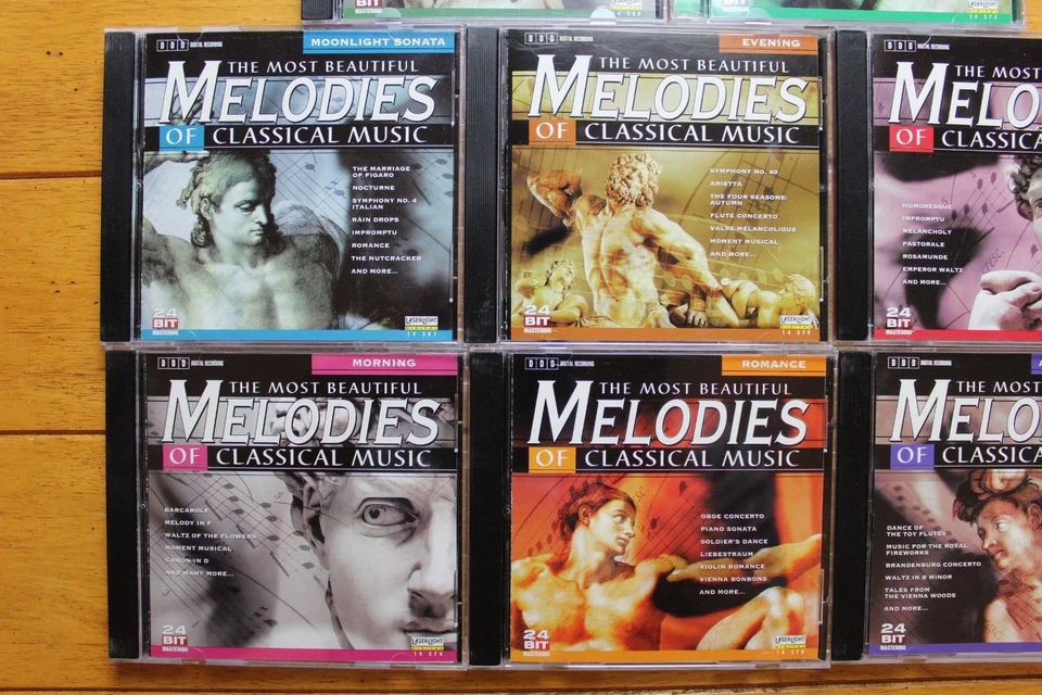 LOT OF 8 LASERLIGHT CLASSICAL MUSIC CD [USED CD] VERDI, BACH, BEETHOVEN 24 bit - Imagem 2 de 4