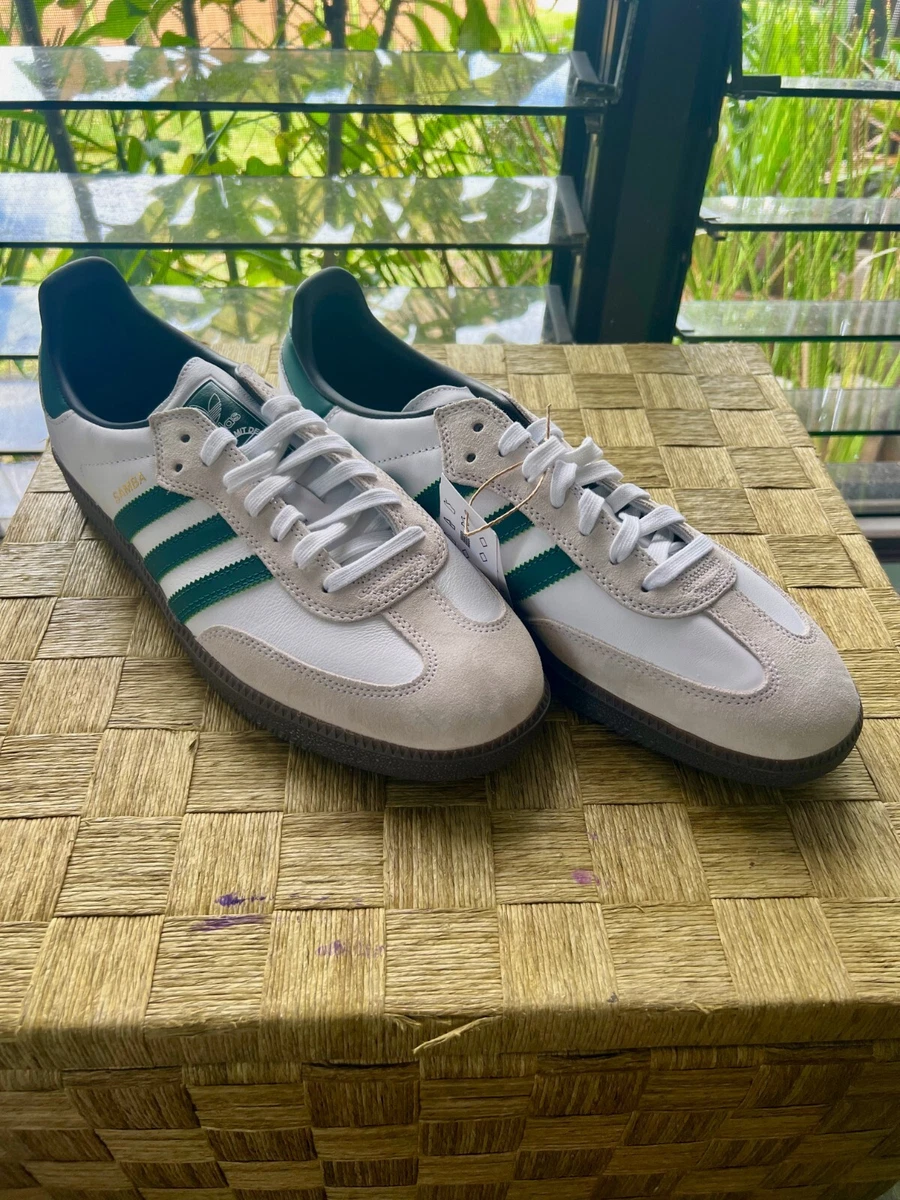 adidas Men's Samba ADV White College Green Size 13 GY6940 NEW