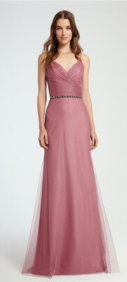 Monique Lhuillier Bridesmaid Floor Length Special Occasion Size 10... Defects 