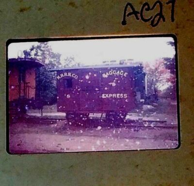 AC27 Zug Dia Motor Lokomotive MRRR 8 Mount Rainier ? CABOOSE ALT SELTEN