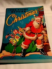 NOS Night Before Christmas By Ethel Hays 1941 Pristine Condition 12” X 9”