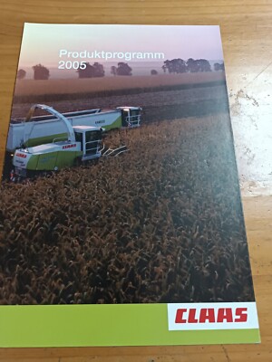 Brochure Claas product range 2005 tractor tractor brochure 16