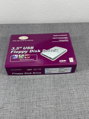 Baby Lock FT-CN-603 USB 3.5'' Floppy Disk Drive Windows 98/2000/XP Compatible