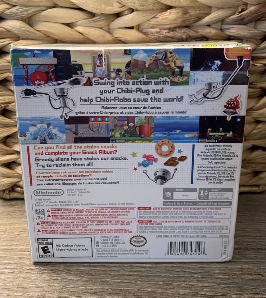Chibi-Robo! Zip Lash Game + Amiibo Bundle Nintendo 3DS New - Image 3 of 4